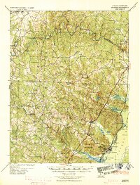 Quantico 1940 topographic map thumbnail