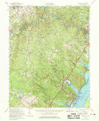 Quantico 1957 topographic map thumbnail