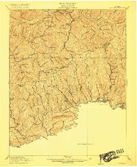 Richlands 1916 topographic map thumbnail