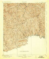 Richlands 1916 topographic map thumbnail
