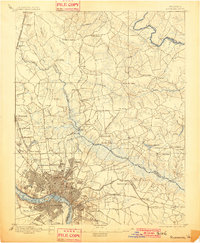 Richmond 1895 topographic map thumbnail