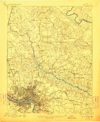 Richmond 1895 topographic map thumbnail
