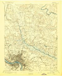Richmond 1895 topographic map thumbnail