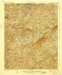 Rocky Mount 1927 topographic map thumbnail