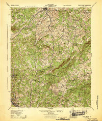 Rocky Mount 1944 topographic map thumbnail