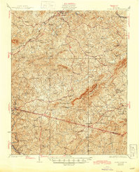 Rocky Mount 1927 topographic map thumbnail