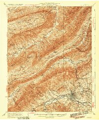 Salem 1932 topographic map thumbnail