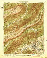 Salem 1932 topographic map thumbnail