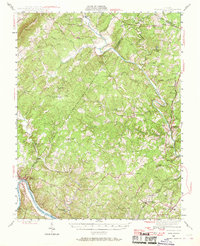 Scottsville 1943 topographic map preview
