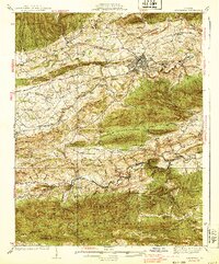 Speedwell 1939 topographic map thumbnail
