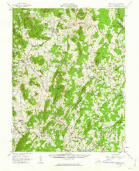 Sperryville 1961 topographic map thumbnail