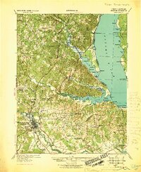 Stafford 1931 topographic map preview