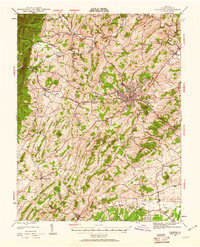 Staunton 1944 topographic map thumbnail