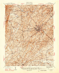 Staunton 1947 topographic map thumbnail