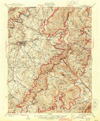 Stony Man 1933 topographic map thumbnail