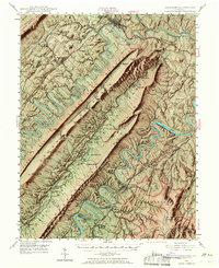 Strasburg 1947 topographic map thumbnail