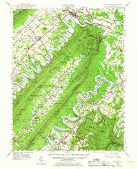 Strasburg 1947 topographic map preview