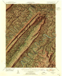 Strasburg 1947 topographic map preview