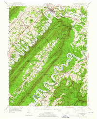 Strasburg 1947 topographic map thumbnail
