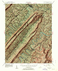 Strasburg 1947 topographic map preview