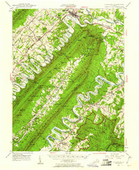 Strasburg 1947 topographic map thumbnail