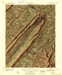 Strasburg 1950 topographic map thumbnail