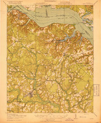 Surry 1919 topographic map thumbnail