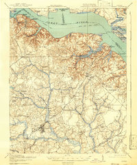 Surry 1919 topographic map thumbnail