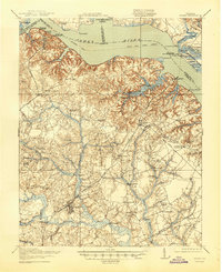 Surry 1919 topographic map thumbnail