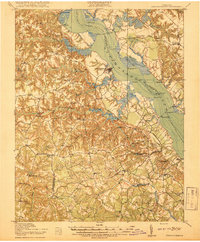Tappahannock 1918 topographic map thumbnail