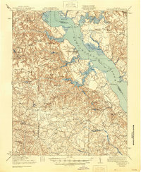 Tappahannock 1918 topographic map thumbnail