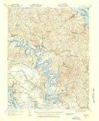 Toano 1917 topographic map thumbnail