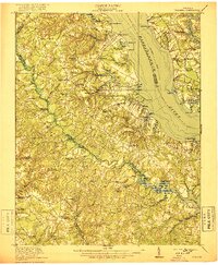 Urbanna 1917 topographic map thumbnail