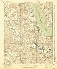 Urbanna 1917 topographic map thumbnail