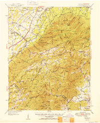 Vesuvius 1951 topographic map thumbnail