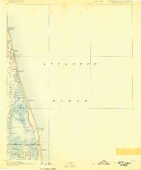 Virginia Beach 1893 topographic map thumbnail