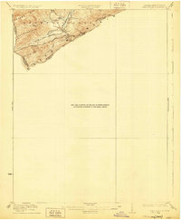Waiteville 1923 topographic map thumbnail