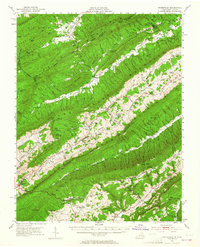 Waiteville 1951 topographic map thumbnail
