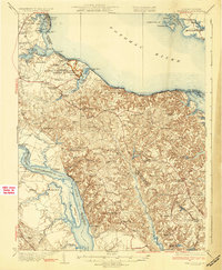 Wakefield 1932 topographic map preview