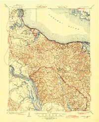 Wakefield 1932 topographic map thumbnail