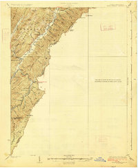 Warm Springs 1926 topographic map thumbnail