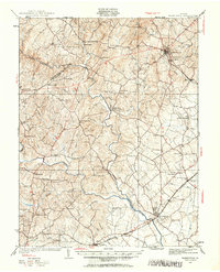 Warrenton 1927 topographic map preview