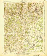 Warrenton 1930 topographic map thumbnail