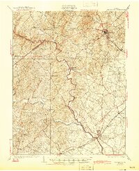 Warrenton 1930 topographic map thumbnail
