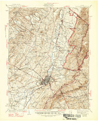 Waynesboro 1939 topographic map thumbnail