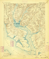 Wicomico 1894 topographic map thumbnail