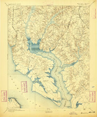 Wicomico 1895 topographic map thumbnail