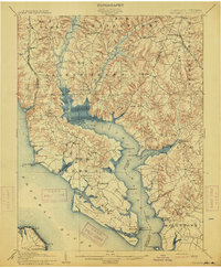 Wicomico 1914 topographic map thumbnail