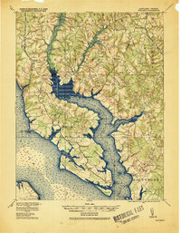 Wicomico topographic map thumbnail