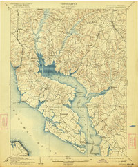 Wicomico 1914 topographic map thumbnail